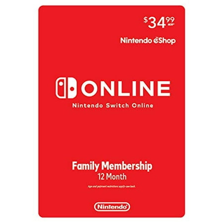 Online Family 12 Month Subscription- Nintendo Switch [Digital]