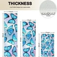 thumbnail image 4 of Blue Butterfly Group Pattern Kitchen Rugs Sets Of 3,Kitchen Runner Rugs Non Skid Washable,Decorative Kitchen Floor Mats for Kitchen,Sink,Laundry,17"x30"+ 17"x47" + 17"x59", 4 of 6