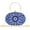 Blue Clutch, variant on Rhinestone Clutch Purses for Women Evening Wedding Formal - Round Pearl Clasp Handbag - Crystal Diamond Bag