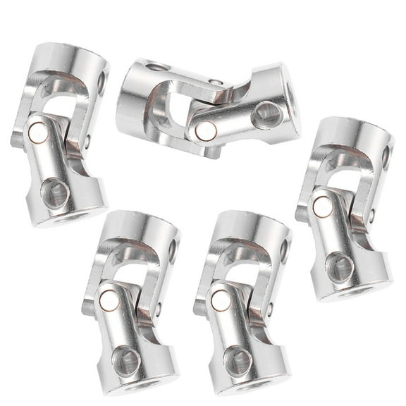HEANUJJ 5 Pcs Silver Universal Joint Motor Connector for Shock Isolation in Model Ships and RC Vehicles