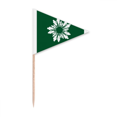 thumbnail image 1 of Autour de la Main Faly Unité Art Déco de la Mode Triangle Cupcake Toppers Drapeau, 1 of 3