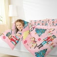 thumbnail image 4 of Manfei Merry Christmas Queen Comforter Set,Vintage Nutcracker Soldier Bedding Sets,Cute Princess Bedding Comforter Set For Child,Breathable Home Decor Reversible,3 Pieces, 4 of 8