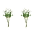 thumbnail image 3 of Hemoton 2pcs 10 bundles of Simulated Lily of The Valley Stems Plant Fake Flower Ornament Wedding Decors, 3 of 8