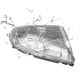 thumbnail image 5 of Mirror Turn Signal Lights Lamp and Housing for Ram 1500 2500 2009-2018 68064949AA/68232479AA(Left), 5 of 5