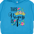 thumbnail image 3 of Inktastic This Princess is Four 4th Birthday Toddler Hoodie, 3 of 4