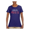 thumbnail image 3 of Normal Isnâ€™t Coming Back Jesus Is Inspirational/Christian Womens Graphic T-Shirt, Purple, Small, 3 of 5