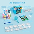 thumbnail image 3 of Kit de manualidades en gel con agua que brilla en la oscuridad de Klever Kits con 12 moldes, 3 of 8