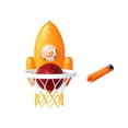 thumbnail image 3 of Almencla Mini Basketball Hoop with Balls, Indoor Outdoor Sport Games, Foldable Basketball Orange, 3 of 8