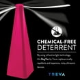 thumbnail image 3 of Treva Chemical Free Bug Fan Fly Deterrent with Holographic Blades to Clear Bugs, Mosquitoes, and Flies, Battery Powered Fly Fan - Raspberry, 3 of 6