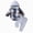 Grey, variant on TOWED22 Newborn Baby Boy Clothes Infant Boy Outfits Baby Hoodie Romper Fall Winter 0 3 6 9 12 18 24 Months Baby Clothes for Boy,Grey,1-3 M