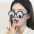 thumbnail image 2 of WTOBBY Rotatable Eyeball Party Glasses, Novelty Round Frame Funny Accessory for Costume Events, Interactive Gag Gift for Halloween Cosplay,A, 2 of 3
