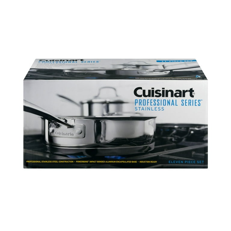Cuisinart Chef's Classic Pro Cookware Set - Stainless Steel, 11 Piece -  Fry's Food Stores