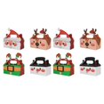 thumbnail image 2 of Holiday Handheld for Events & Parties Durable Cardstock Construction with Water- Polyester Coating Festive Christmas Print Portable Presentation 8PCS, 2 of 6