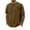 Brown, variant on Mens Summer Beach T-Shirt, Gray Embroidered Palm Tree, Relaxed Fit Crew Neck Raglan Sleeve Stretch Polyester Spandex S-3XL,Size 3XL