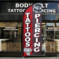 thumbnail image 4 of QSUM Tattoos Piercing Sign Feather Flag,8FT Tattoos Piercing outdoor advertising flag, Tattoos Piercing Business Sign,Tattoos Piercing Swooper Flag（FLAG ONLY）, 4 of 4
