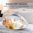 thumbnail image 3 of Ryvnso Satin Pillowcase Autumn Leaves Sunflowers Butterfly Pillow Cases Standard Size 40x20in, 3 of 6