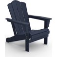 thumbnail image 1 of LINLINPAPA Folding Adirondack Chair, HDPE All-Weather Adirondack Chair, Navy, 1 of 8