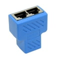 thumbnail image 3 of axGear Répartiteur de Réseau Câble Ethernet Adaptateur Y 1 vers 2 RJ45 CAT5e CAT 6 LAN Switch, 3 of 8