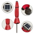 thumbnail image 5 of EliteShade Sunbrella Solar Umbrellas 9ft Market Umbrella with 80 LED Lights Patio Umbrellas Outdoor Table Umbrella（Red）, 5 of 6
