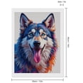thumbnail image 2 of Diamond Art Kits for Adults - Colorful Vibrant Dog Portrait Art 5d Diamond Painting for Adults, Diamond Art for Adults Beginners, Frameless Diamond Painting Kits for Adults for Home Wall Decor, 2 of 7