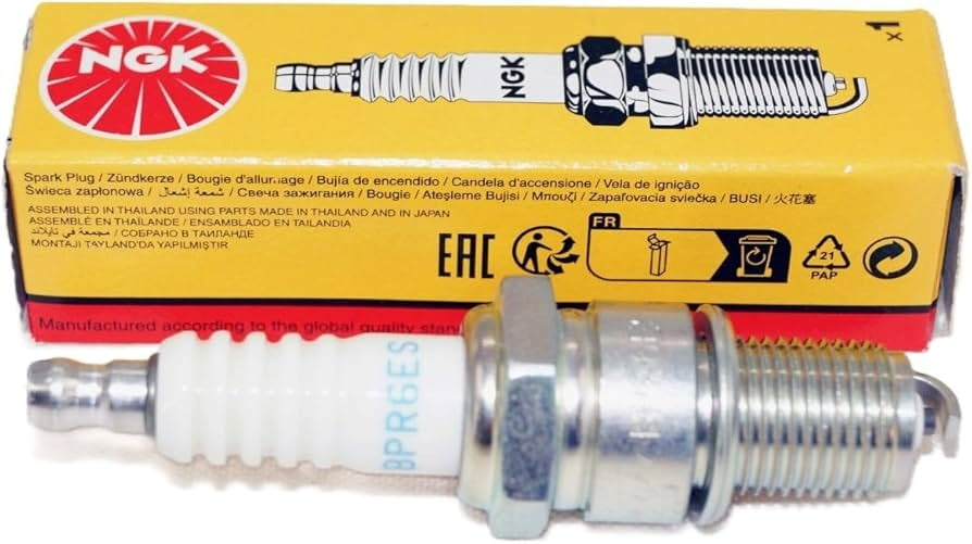 Set of 4 NGK 7131 Nickel Spark Plugs BPR6ES for Porsche Renault Suzuki VW Audi