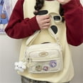 thumbnail image 4 of ROZYARD Nylon Ita Bag Shoulder Bags with Clear Window for Trendsetters And Students, 4 of 21
