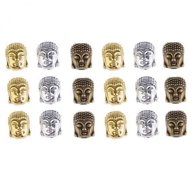 Surtido de Cuentas de cabeza de Buda Strade Fareast Limited 18 piezas para joyería