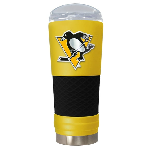 Yellow Pittsburgh Penguins 24oz. Powder Coated Draft Travel Mug