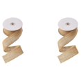 thumbnail image 4 of Billuyoard 9M/rollo de cintas de yute natural para boda, bricolaje, cuerda, envoltura de regalo, decoración 6cmx9m 2Conjunto, 4 of 6