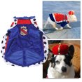 thumbnail image 4 of 2PCS Pet Clothes, Breathable Cotton Pet Dog Cat King Cloak Costume for Halloween (1 x Pet Clothes+1 x Hats), 4 of 8