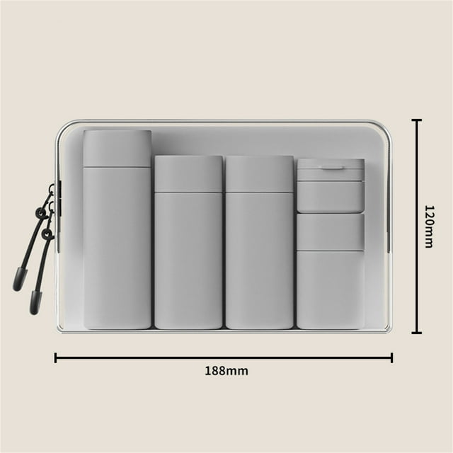 FcBaudy 5Pcs Travel Bottles For Toiletries Leak Proof Travel Size Toiletries Travel Shampoo And Conditioner Bottles For Shampoo Conditioner Lotion Separate bottles