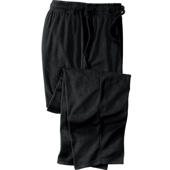 KingSize Men's Big & Tall Solid Microfleece Pajama Pants