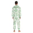 thumbnail image 4 of FORMRS Onesies Pajama for Adults Unisex Hoodie Winter Jumpsuit One Piece Sleepwear, Sizes S-2XL, Green Floral, 4 of 7