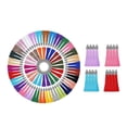 thumbnail image 3 of 100 piezas 25-Colores 60mm borla colgantes artesanía DIY llavero Hugo colgantes de borla, 3 of 9