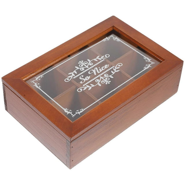 Sundries Storage Box Wooden Jewelry Holder For General Users 1Set