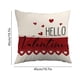thumbnail image 3 of Cubiertas de Almohada de Navidad Cubierta de Almohada de Día de San Valentín Cojín Decorativo Del Sofá de la Sala de Estar, 45x45cm Rojo Nylon Spandex Cubierta Sofás para la Sala de Estar, 3 of 6
