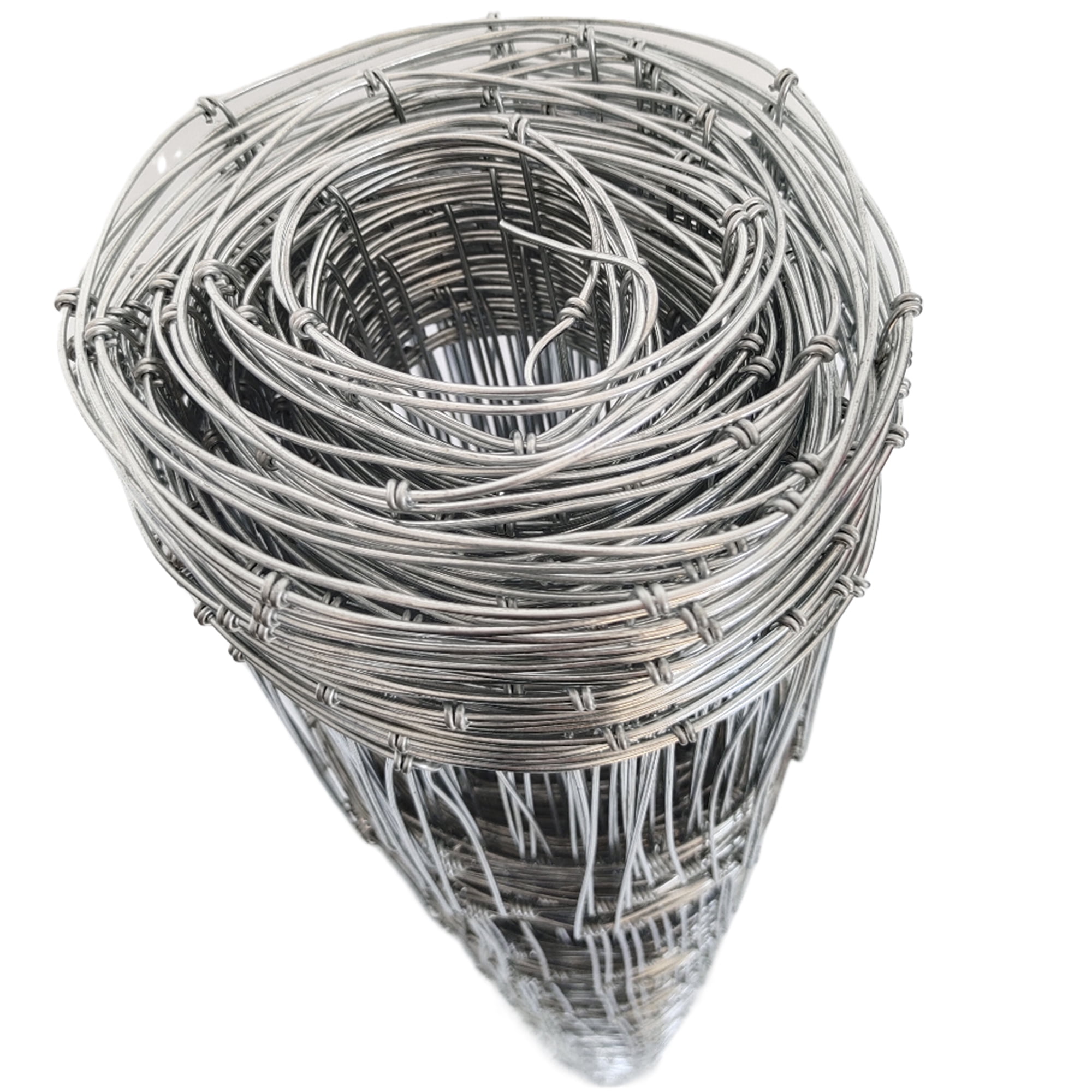 Miniyam 4ft x 328ft - 14 Gauge Heavy Galvanized Steel Field Fence Roll for Cattle, Horses, Deer, Goats, Hogs, and Livestock Pasture