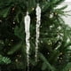thumbnail image 4 of Colgantes De Plástico Juego de 2 colgantes transparentes para árbol de Navidad, ideales para la decoración navideña. Medidas: 28 x 3 x 3 cm. Rkxzt, 4 of 9