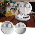 thumbnail image 1 of Xihbxyly Molde para Candelabro, Portavelas de Aromaterapia Tamaño Amor, Soporte para Lámpara de Té, Manualidades Diy, Regalo para Enamorados, Material Apto para Alimentos, 1 of 7