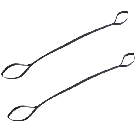 Pretyzoom 2pcs Portable Wear Resistant Leg Lifters Leg Straps For Elderly Disabled Convenient Foot Loops For