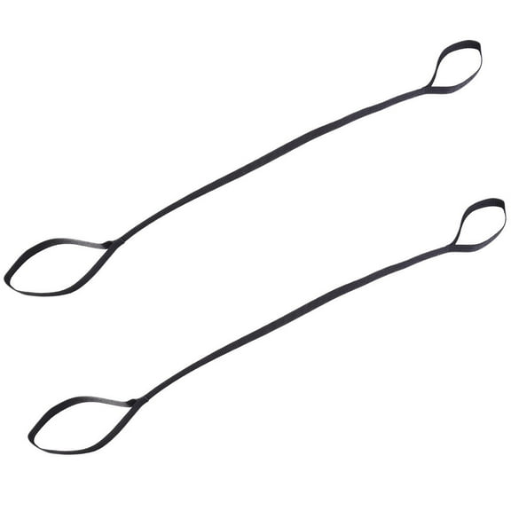 Pretyzoom 2pcs Portable Wear Resistant Leg Lifters Leg Straps For Elderly Disabled Convenient Foot Loops For