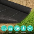 thumbnail image 6 of Weed Block Landscape Fabric Weed Barrier Control Mat Garden Ground Cover, 6 of 6