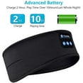 thumbnail image 2 of Auriculares para dormir BT, diadema para dormir tranquilo, música inalámbrica, diademas deportivas, auriculares para dormir para entrenamiento, correr, Yoga, 2 of 9