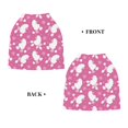 thumbnail image 6 of Fotbe Cute Poodle Dog Pattern Car Seat Covers for Babies, Nursing Breastfeeding Cover Infant Carseat Canopy, Soft Stretchy Carrier Cover, 6 of 7
