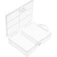 thumbnail image 1 of HUGFEGWE 24 x AAA Battery Storage Case Holder Organizer Box Transparent CA919-115570, 1 of 7