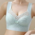 thumbnail image 6 of fatyb Plus Size Bras for Women No Underwire Lace Bras Wide Strap Pullover Full Coverage Everyday Bras, 6 of 7