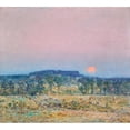 thumbnail image 2 of Childe Hassam 16x15 Gold Ornate Wood Frame and Double Matted Museum Art Print Titled - September Moonrise (1900), 2 of 4