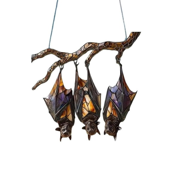 Yttmshdga Clearance! Bat Hanging Acrylic Window Acrylic PersonalizedBat DecorationWindow Hanging Light Catcher GothicWindow Panel Wall Decoration HangingBat Decoration For Living Room Home