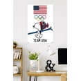 thumbnail image 2 of Team USA x Peanuts – Snoopy Winter Ski Jump Wall Poster, 22.375" x 34", 2 of 5