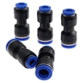 thumbnail image 1 of 5pcs accesorios neumáticos Push en conectores reductores rectos para la manguera de agua de aire Piezas neumáticas de plástico PG10-8 10 mm Agujero a 8 mm, 1 of 6